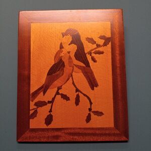 Marquetry picture 1979 by Ed Caves